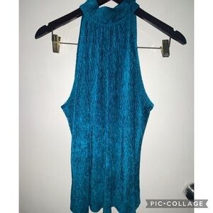 Cable & Gauge Turquoise Tank Top